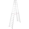 Krause Klapptritte^Doppelleiter Stabilo 2 x 16 Sprossen 440 cm x 86 cm x 258 cm