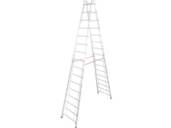 Krause Klapptritte^Doppelleiter Stabilo 2 x 16 Sprossen 440 cm x 86 cm x 258 cm