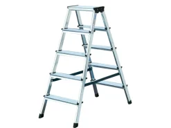Krause Klapptritte^Dopplo Stufen-Doppel-Leiter 2 x 5 Stufen