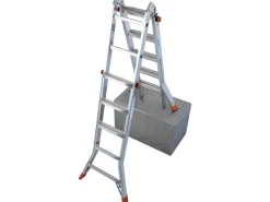 Krause Gelenk-Teleskopleiter TeleMatic 4 x 5 Sprossen 520 cm x 69 cm x 400 cm
