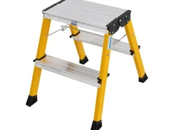 Krause Klapptritte^Klapptritt Rolly Fahrbar 2 x 2 Stufen 45 cm x 40 cm x 50 cm