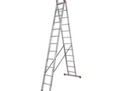 Krause Mehrzweckleiter Dubilo 2 x 12 Sprossen 585 cm x 97 cm x 157 cm