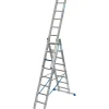 Krause Klapptritte^Vielzweckleiter Stabilo +S 3 x 8 Sprossen/Stufen 490 x 97 x 183 cm