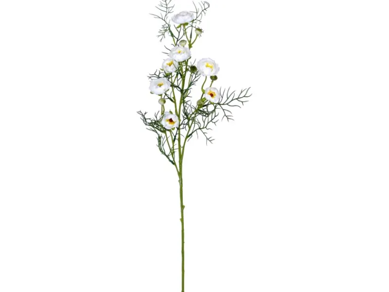 Kunstpflanzen^Kunstblume Ranunkel Cream 74 cm