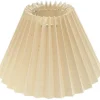 Plissees^Lampenschirm Cotton Plissee 22 cm Natur
