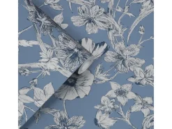 Laura Ashley Vliestapete Summerhill Midnight Blue Blau FSC®
