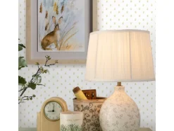 Laura Ashley Vliestapete Wood Violet Ochre Yellow Ockergelb FSC®