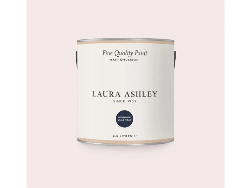 Laura Ashley Klarlacke|Lacke Mischen^Wandfarbe Midnight Seaspray Blau 2,5 l