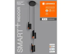 LEDVANCE Weitere Regale^Smart+ WiFi Pendelleuchte Decor Twist Hängend Schwarz 150 cm