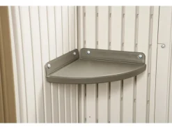 Lifetime Eckregal für Gerätehaus aus Kunststoff Anthrazit