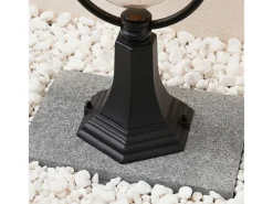 Lindby Laternen^Außenleuchte Laterne Clint 9630100 Spritzwassergeschützt Retro Vintage Antik in Kupfer aus Aluminium 1-flammig E27