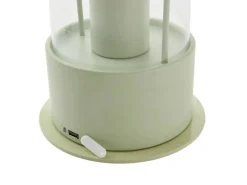 Lindby Laterne Yvette 10019857 Dimmbar Spritzwassergeschützt Modern in Grün aus Metall 1-flammig E27