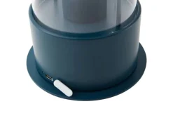 Lindby Laterne Yvette 10019858 Dimmbar Spritzwassergeschützt Modern in Blau aus Metall 1-flammig E27