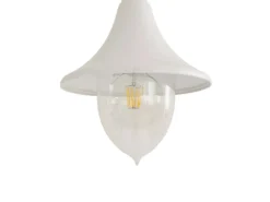 Lindby Laternen^Mastleuchte Außen Laterne Madea 10034012 Spritzwassergeschützt Modern in Weiß aus Aluminium 2-flammig E27