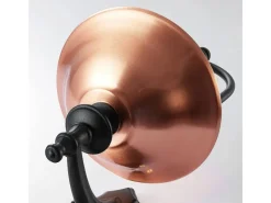 Lindby Wandleuchte Außen Laterne Clint 9630098 Spritzwassergeschützt Retro Vintage Antik in Kupfer aus Aluminium 1-flammig E27