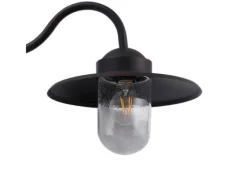 Lindby Wandleuchte Außen Laterne Bilma 10025911 Spritzwassergeschützt Modern in Braun aus Aluminium 1-flammig E27