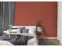 AS-Creation Tapezierzubehör^Livingwalls Tapete Uni Rot 53 cm x 10,05 m AS-385291