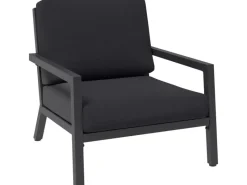 Lounge-Gruppe Springtown 4-teilig Aluminium Schwarz-Dunkelgrau
