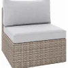 Sessel|Kissenbezüge^Lounge-Sessel Olea aus Polyrattan Sand