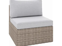 Sessel|Kissenbezüge^Lounge-Sessel Olea aus Polyrattan Sand