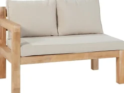 Kissen^Lounge-Set mit Esstisch Morenci 4-teilig aus Akazienholz FSC®