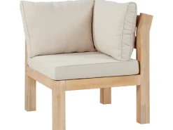 Kissen^Lounge-Set mit Esstisch Morenci 4-teilig aus Akazienholz FSC®