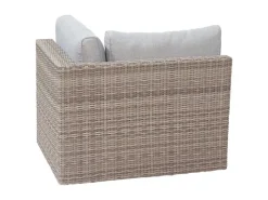 Lounge-Set Olea 5-teilig aus Polyrattan Sand
