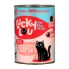 Lucky Lou Katzenbedarf^Katzen-Nassfutter Lifestage Adult Geflügel & Rind 400 g