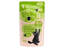 Lucky Lou Katzenbedarf^Katzen-Nassfutter Lifestage Kitten Geflügel & Rind 125 g
