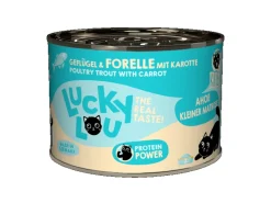 Lucky Lou Katzenbedarf^Katzen-Nassfutter Lifestage Kitten Geflügel & Forelle 200 g