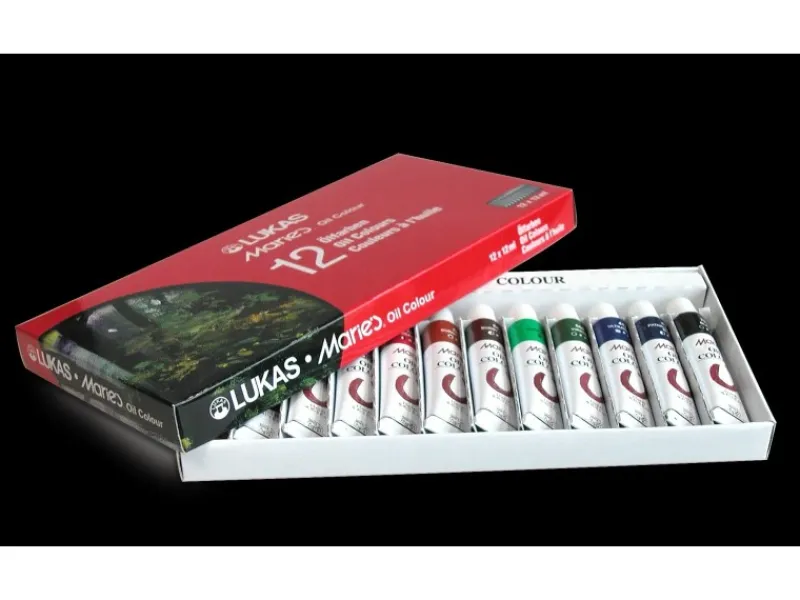 Künstlerfarben^Lukas Terzia Oil Ölfarben-Set 12 x 12 ml Farbtuben