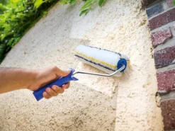 LUX-TOOLS Außen-Fassadenfarben^LUX Dispersionswalze 25 cm Polymix Grob