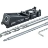 LUX-TOOLS Weitere Regale^LUX 1-er Taschenloch-Bohrschablone Set 4-teilig