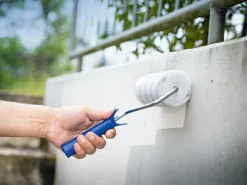 LUX-TOOLS PRO Klarlacke^LUX PRO Walze Lacke Grau Ø 8 cm x 18 cm