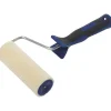 LUX-TOOLS Klarlacke^LUX Velours-Roller 2K-Softgriff Schwarz-Blau 15 cm