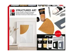 Marabu Künstlerzubehör^Acrylpasten-Set Structured Art