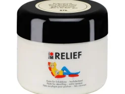Kreative Wandgestaltung|Schablonieren^Marabu Relief Paste hochdeckend 225 ml Nachtleucht-