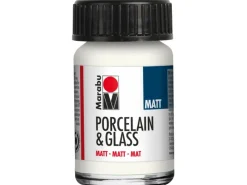Marabu Starter-Set Porcelain & Glass Matt 15 ml