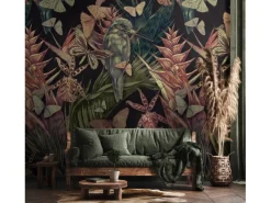 Marburg Fototapeten^Fototapete Smart Art Gallery Floral Modern Schwarz FSC®