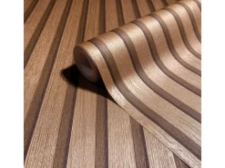 Marburg Vliestapete Akustikpaneel-Muster Metalloptik 10,05 m x 0,53 m Kupfer