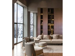 Marburg Vliestapete Akustikpaneel-Muster Metalloptik 10,05 m x 0,53 m Kupfer