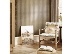 Marburg Vliestapete Akustikpaneel-Muster Metalloptik 10,05 m x 0,53 m Gold