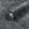 Marburg Dekorative Tapeten^Vliestapete in Leicht Glänzender Betonoptik Uni Schwarz-Silber FSC®