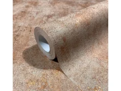 Marburg Dekorative Tapeten^Vliestapete in Leicht Glänzender Betonoptik Uni Beige Braun FSC®