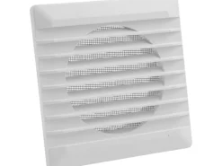 Marley Insektenschutz^Lüftungsgitter 160 x 160 mm mit Fliegengaze Weiß