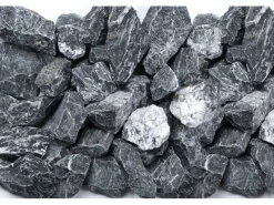 Scherf Marmorbruch Schwarz-Weiß 25 - 50 mm 25 kg PE-Sack