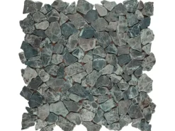 Mosaik^Marmormosaikmatte Marron Emperado Dark 30,5 cm x 30,5 cm