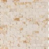Mosaik^Marmormosaikmatte Sunny Beige Brick 32 cm x 32 cm