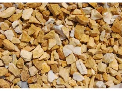 Scherf Marmorsplitt Gold-Ocker 16 - 25 mm 25 kg PE-Sack