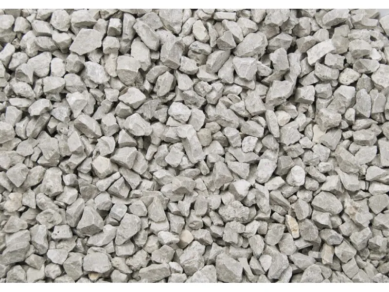 Scherf Zimmerbrunnen^Marmorsplitt Silber-Grau 8 - 12 mm 1000 kg Big-Bag